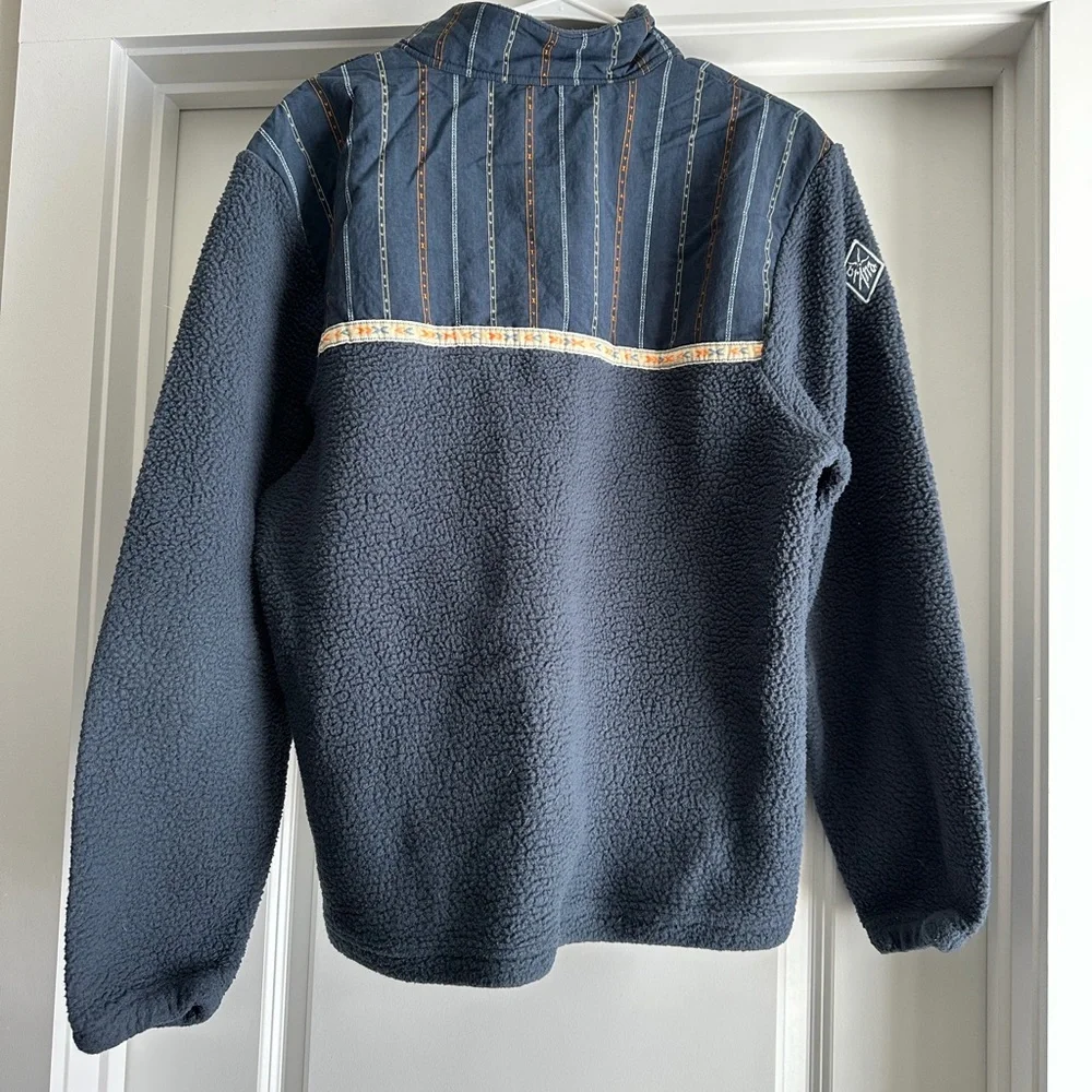 Prana Navy Blue Fleece Jacket